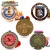 Import Custom Design Zinc Alloy Gold Metal clock logo with colorful logo  Medal Souvenirs Metal Winner Award Medal from China