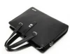 Custom Genuine /PU Leather Brown Fashion Business Zipper Briefcase for Men