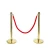 Import Custom Gold Stainless Steel Retractable Stackable Post  Queue Stanchions In Hotel from China