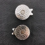 Custom Golf Accessaries Holders Blank  Magnetic Metal Golf Ball Marker Golf Hat Clip