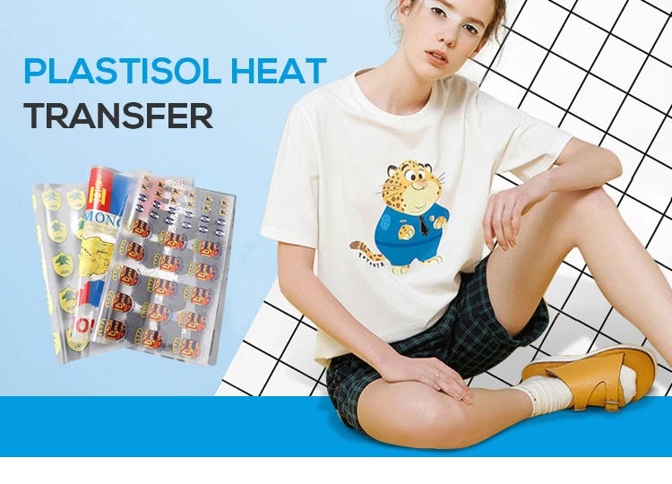 Custom good washing T-shirt heat transfer printing,T-shirt heat transfer sticker