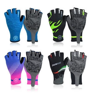 Custom half finger cycling gloves racing bike gloves