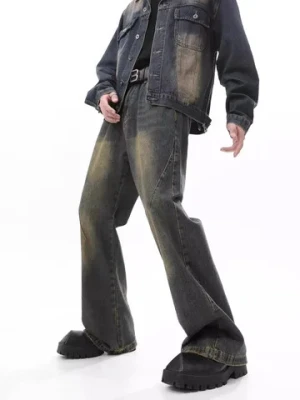 Buy Custom High Quality Men Loose Fit Pants New Design Vintage