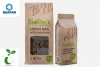 custom kraft paper packaging bag  Biodegradable Pouch Packaging Coffee Bags With one way valve