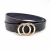 Import custom logo genuine leather belt for woman woman leather waist belt women fashion belt from China