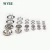 Import custom made garment 4 parts zinc alloy metal spring snap button for garment accessories from China