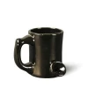 Custom printed  All in one smoking pipe mug with handle ceramic coffee  pipe mug cup Tobacco Pipe Drinkware