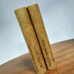 Custom printed paper cigar packaging tube with caps for E Liquid juice bottle