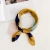 Import Custom printed shawls square fashion small polyester hair tie band for silk square scarf from China