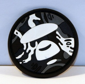 Custom Rubber Embossed 3D Soft Hat PVC Patch