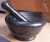 Import Custom Size black polished marble mortar pestle from China