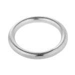 Custom Size SS304/316 Stainless Steel O Ring  Marine Grade Round Ring for Pet Bags
