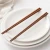 Import customise  natural wooden bamboo pair food handmade  chopsticks  in chinese from China