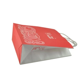 Customize low price  craft paper shopping bags for shoe