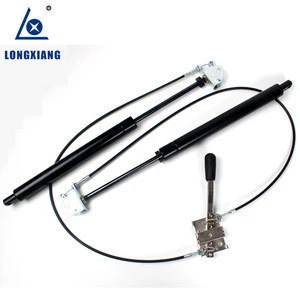 Customized adjustable locking gas spring for lift table