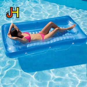 Customized Big Inflatable Tanning Bed Beach Pool Float For Summer Water Party