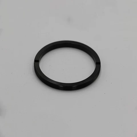 Customized  black anodized CNC turning aluminum 6061  lens retaining rings / Guangdong CNC turning parts