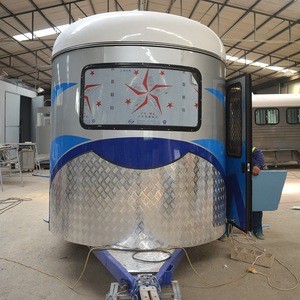 customized  horse trailer with living area  horse camoing