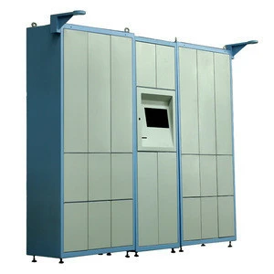 customized intelligent parcel system cabinet locker and keyless for logistics hub clothing metal smart cabinet