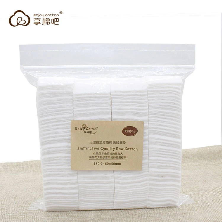 Customized Oem Acceptable Microfiber Cosmetic Pad Cotton Makeup Pad Remover