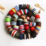 Customized   printed jacquard elastic rubber band