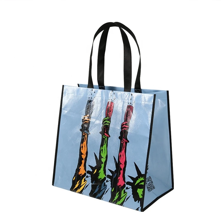 Customized Printing Logo Shopping Non-Woven Bag Tote Carry Bags