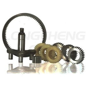 Customized transmission gear for wheel hub motor drive mechanism