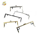 Customized Wholesale Square shape lady candy kiss clasp purse frame bag accessories metal