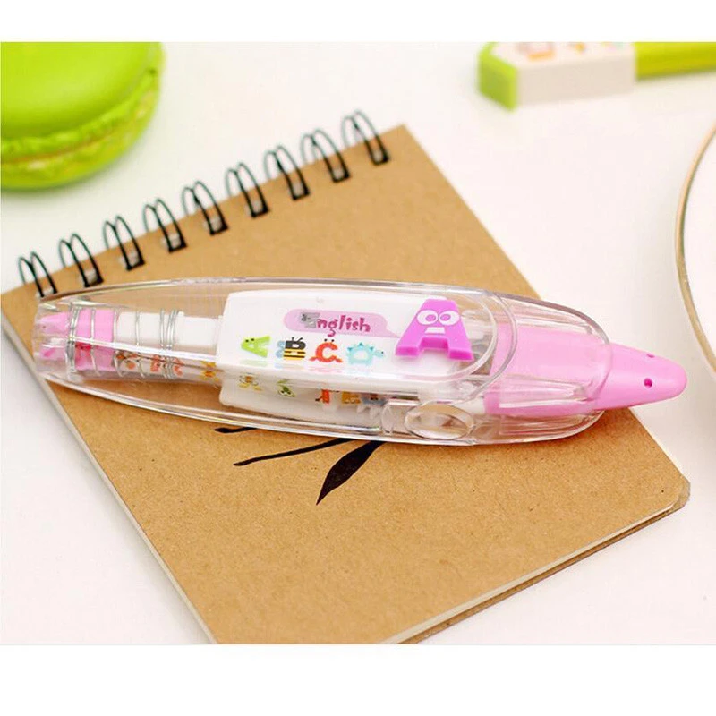 Cute Cartoon Sweet Decorative Correction Tape Fita Cetim Deco Rush Papeleria Cinta Correctora Kawaii School Material Masking Pen