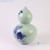 Import Cyan Color Jingdezhen Blue and White Porcelain Character Design Ceramic Gourd Shape Flower Vase from China