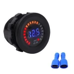 DC 12V electrical digital colorful led voltage meter