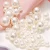 Import Decorative round loose faux white plastic decoration pearls from China