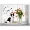 Decorative wall clock home decoration digital wall canvas clocks wholesale