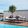 Designer Northern Europe Outdoor Garden Courtyard Villa Gazebo Guesthouse Waterproof Sunproof Single Double Sofa  Furniture