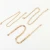 Import Designs 14k Gold Plated Three Layer Fishbone Shape Anklet Beach Feet Chain Jewelry from China