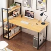 Desktop home desk bookcase combination simple desk with bookshelf writing desk