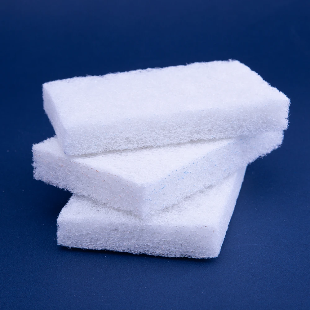 DH-C1-6 cleaning white nylon industrial beauty sponge scouring pad material pad raw material