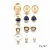 diamond earring ring costume gold jewelry sets women