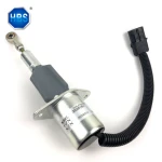 Diesel Engine Parts Cut Off Solenoid Valve OEM 3928161 For Komatsu / Hyundai Excavator Stop Engine