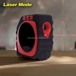 Digital Tape Measure Newest 3 in 1 LED Digital Display Laser Measure For All and Any Surfaces