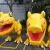 Import Dinosaur amusement park fiberglass cartoon dinosaur sculpture from China