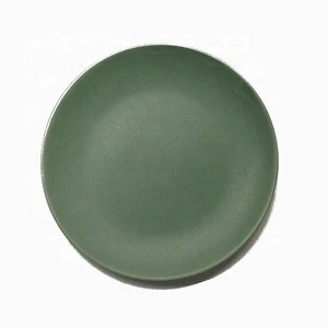 Dishwasher safe home goods dinnerware catering green porcelain dinner plates