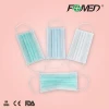 Disposable non woven 3 ply dust mask face mask with ear-loop/tie, PP facemask