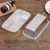 Import Disposable rectangular aluminum foil kitchen bread box baking container with lid for food packaging from China