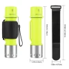 Diving Flashlight Waterproof Underwater Torch for Scuba Diving  IPX8 Waterproof Snorkeling Underwater Flash Light