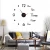 Import DIY 3D Modern Wall Clock Innovative Decorative DIY Mirror Acrylic Wall Sticker Clock DIY 3D Modern for Living Room Bedroom from China