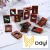 Import diy crystal resin sandalwood frame pendant jewelry material epoxy resin ab rubber handmade wood frame unfinished from China