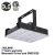 Import DLC Listed Aluminium IP67 Outdoor 100W 200W 300W Solar Street Industrial LED Integrated Flood Light for Public light Tennis from China