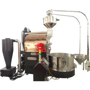 Dongyi Turkey style industrial coffee roaster 50kg 60kg coffee roasting machine with lower FOB price by updated PLC