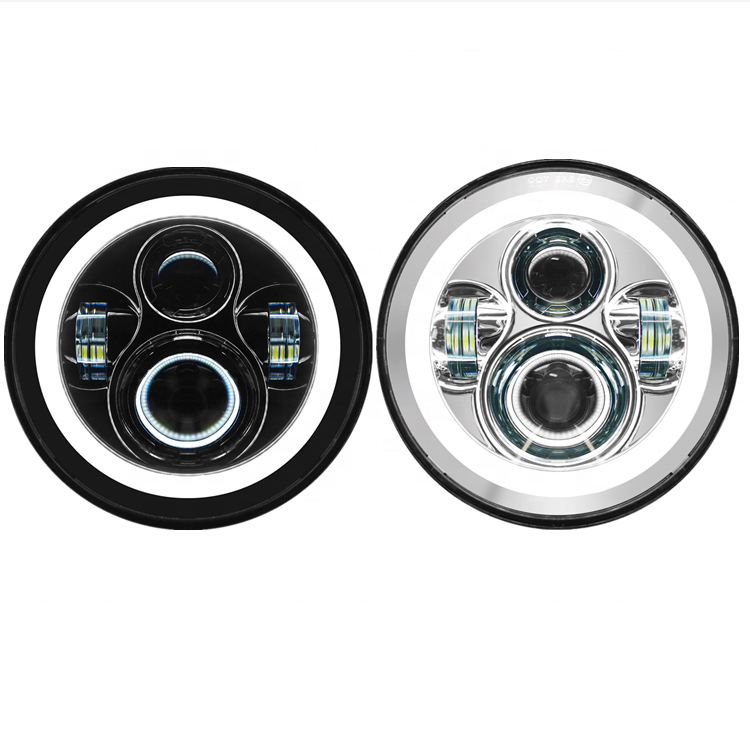 DOT Emark Approved 7&quot; LED Motorcycle Headlight, 7 Inch LED Projector Headlights, Motorcyle Parts Lighting accessories